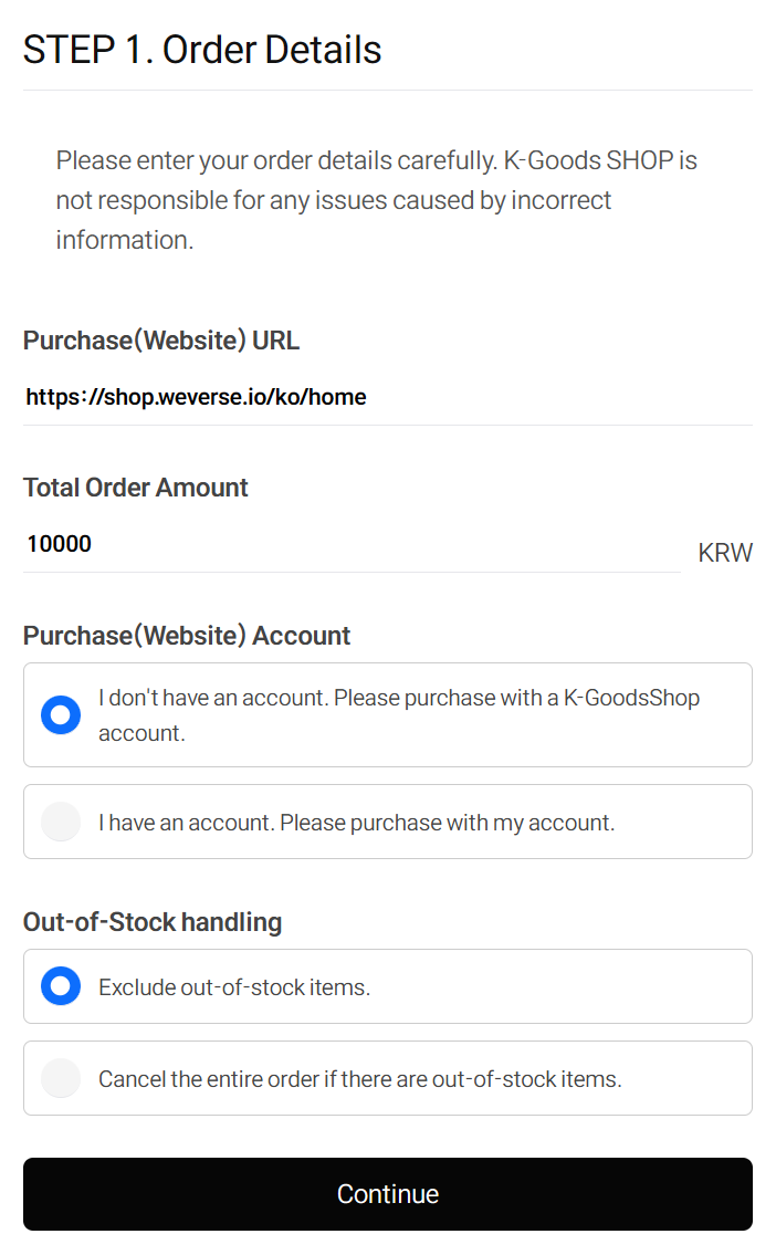 Order Details